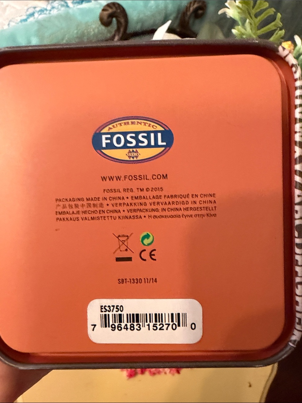 ⏱️⏱️⏱️BOGOHO⏱️⏱️Fossil Silver Dial Watch with Brown Leather Strap - Picture 10 of 10
